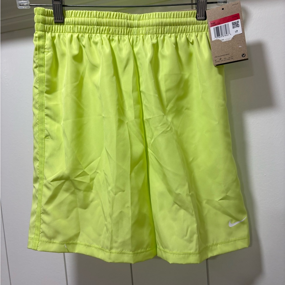 Nike Men's Bright Yellow Athletic Shorts